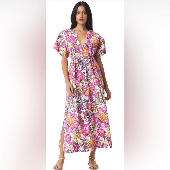 NWT Misa Setareh Dress Size M Flora Splash Floral - Picture 1 of 11
